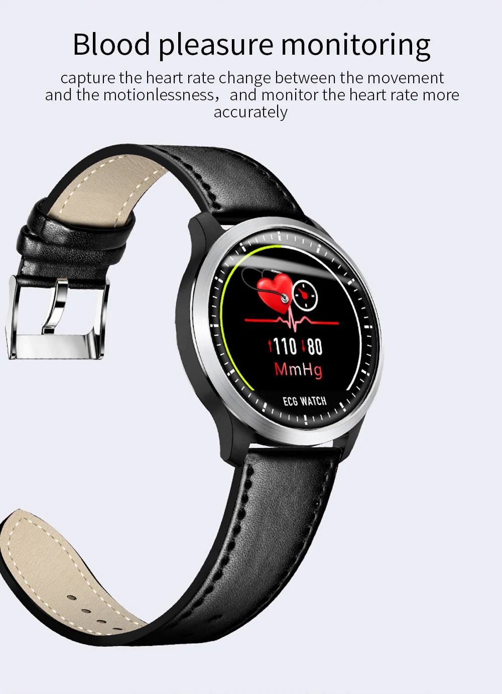 Смарт-часы для мужчин ЭКГ PPG фитнес-браслет пульсометр Монитор артериального давления водонепроницаемые Смарт-часы для Android Ios Xiaomi Iphone
