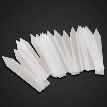 

100pcs Plastic Nursery Garden Decor Stake Tags Plant Labels Lawn Ornament Set