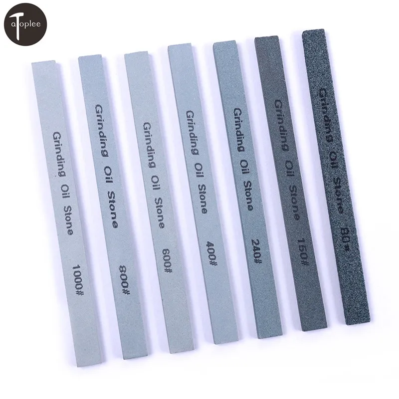 

1PCS 80# 150# 240# 400# 600# 800# 1000# Grit Green Silicone Carbide Polishing Oilstone Knife Sharpener Grinding Stone