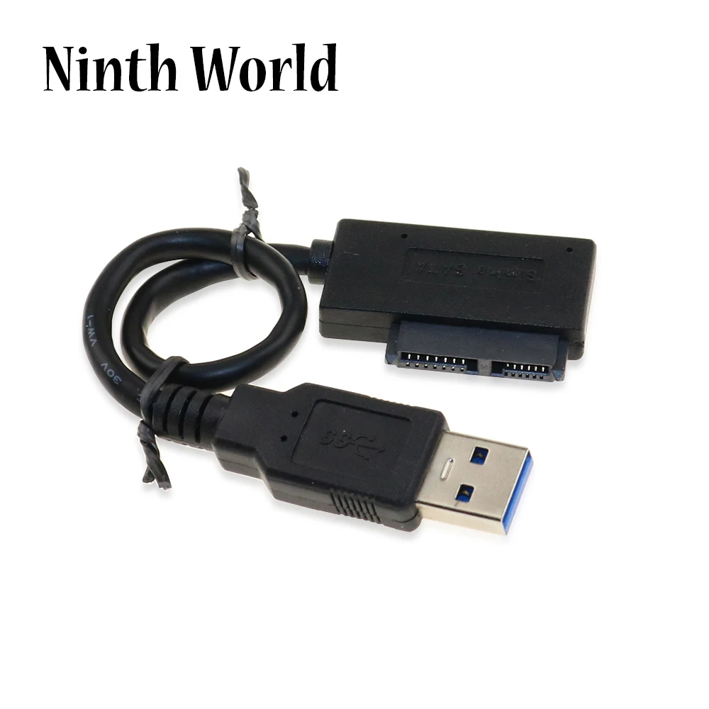 Профессиональный USB 3 0 до 7 + 6 13 контактный мини адаптер SATA для ноутбука