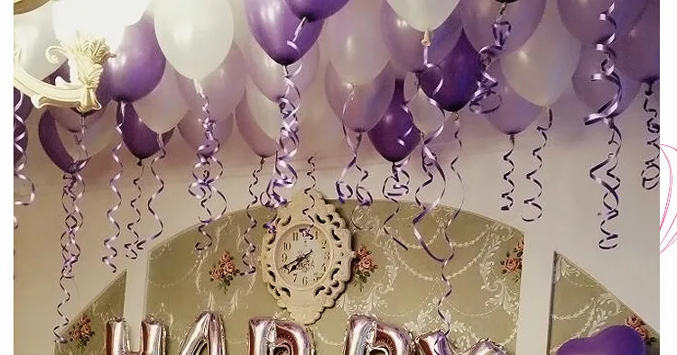 10 м фольга, латекс воздушные шары лента атласная керлинг лента рулон балон лента веревка День рождения Свадебные украшения вечерние аксессуары для воздушного шара