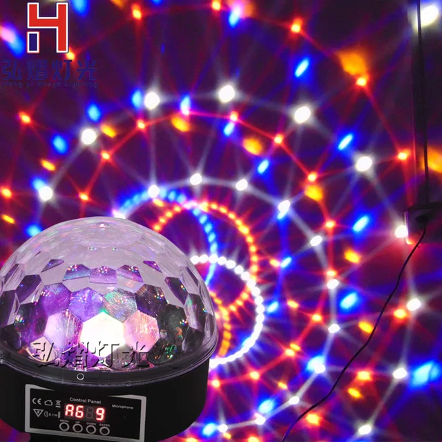 Music Crystal Magic Rgb Led Stage Lights For Party Ball