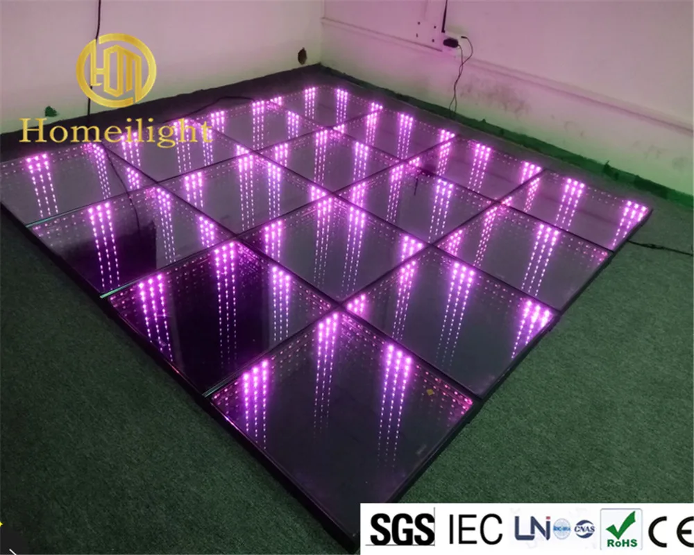 Магический 3D Тоннель Времени зеркальный эффект танцпол Led MIPiso de baile de espejo 3d для продажи