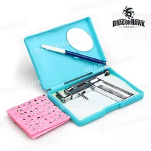 Стальной пирсинг для пирсинга уха 98 пар серебряные шпильки