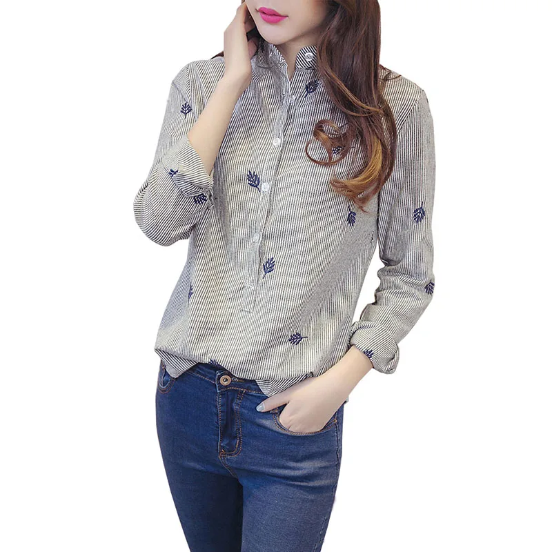 Blusas femininas 2019 e camisas de manga larga de las mujeres blusas de algodón camisa casual mujeres vetement femme plus tamaño ropa de mujer Blusas femininas 2019 e camisas de manga larga de las mujeres blusas de algodón camisa casual mujeres vetement femme plus tamaño ropa de mujer