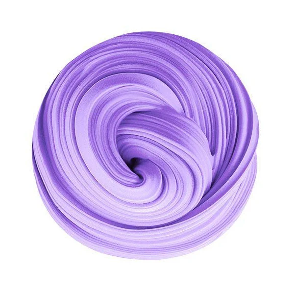 DIY Fluffy Slime Toys Putty Soft Clay Light Lizun Flavor Charms for Slime Supplies Plasticine Gum Polymer Clay Antistress Purple