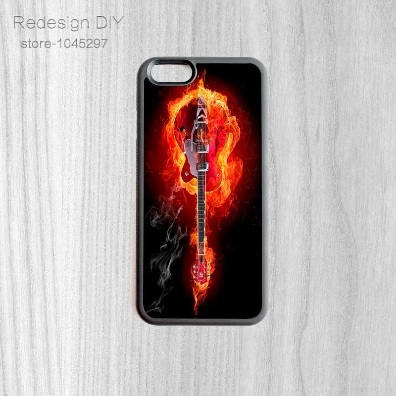 Stylish Custom Guitar Fire Panthers Case Protective Cover