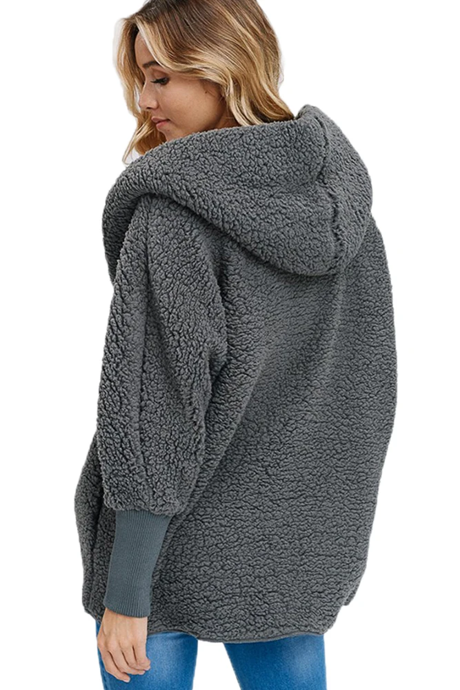 Gray-Woolen-Fur-Horn-Button-Oversize-Jacket-LC85230-11-2