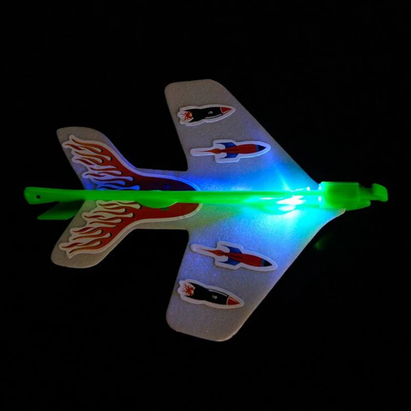 Светодиодная стрелка самолет игрушка Y Форма Рогатка светодиодный осветительная игрушка светодиодная стрелка летающая ракета