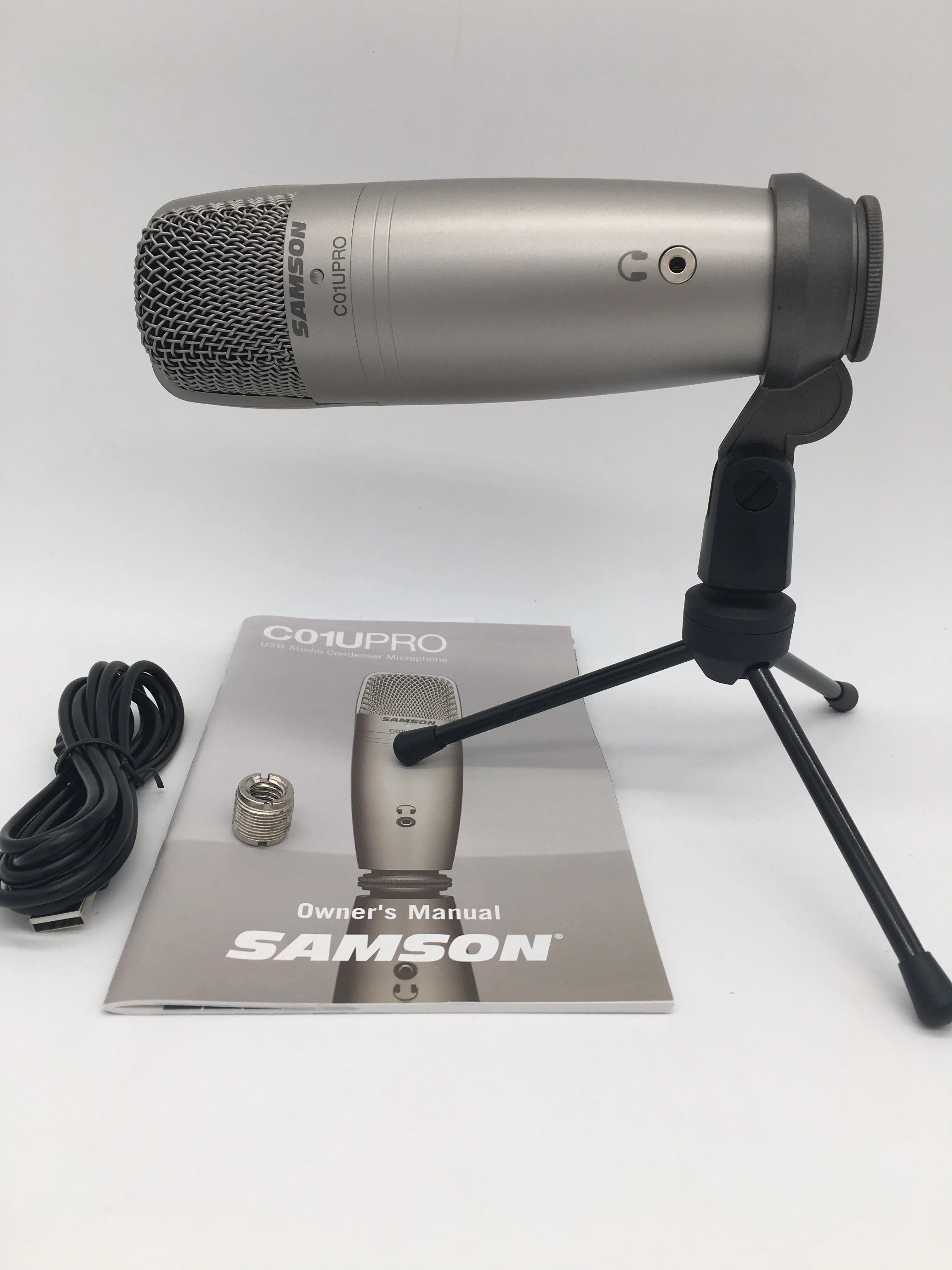 Samson C01u Pro Usb Студийный микрофон Hypercardiod мониторинг в реальном времени Большая