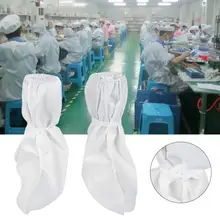 1 пара универсальных размеров пылезащитные антистатические водонепроницаемые бахилы лабораторная уборка помещения крышка ботинка белый
