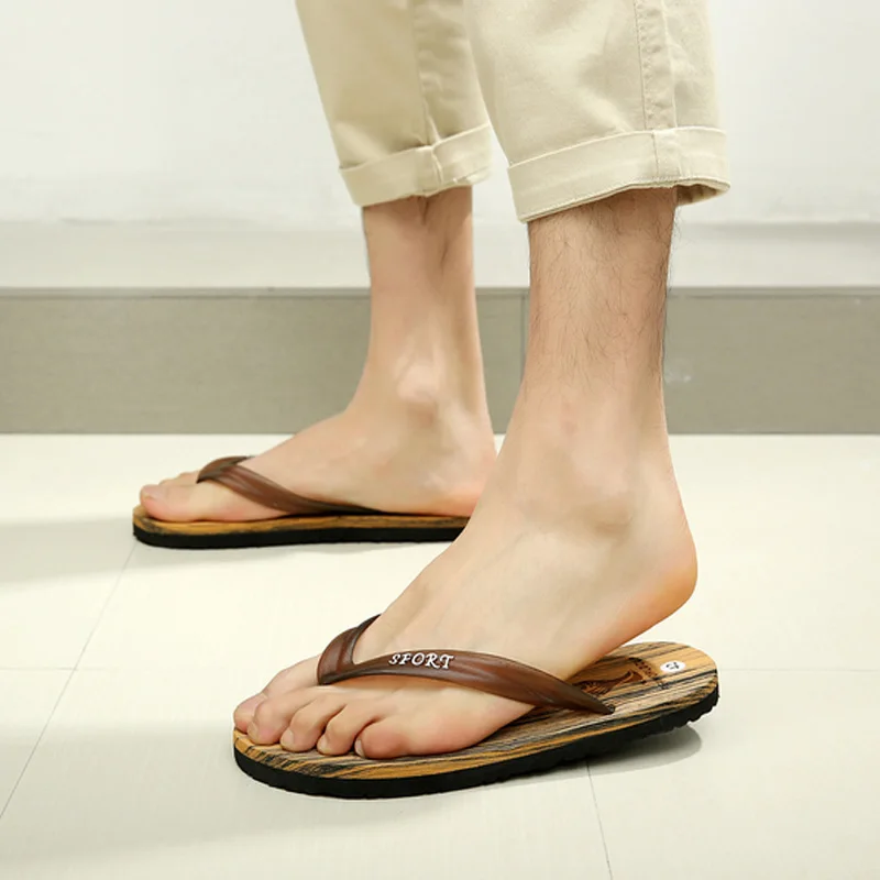 WOLF WHO/модные мужские Вьетнамки; высококачественные удобные пляжные сандалии; мужские тапочки; повседневная обувь; Meskie kapc X166