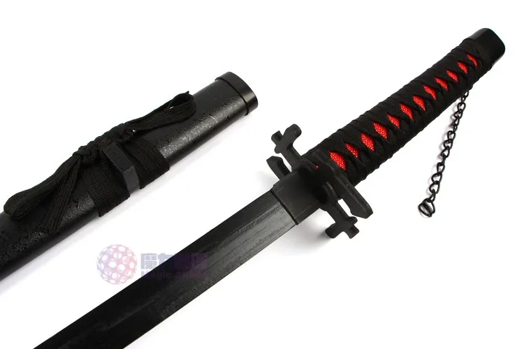 Cosplay&Ware [12]Bleach Kurosaki Ichigo Katana Anime Cosplay Wooden Sword Blade Halloween Carnival Party Events -Cosplay&Ware anime Shop