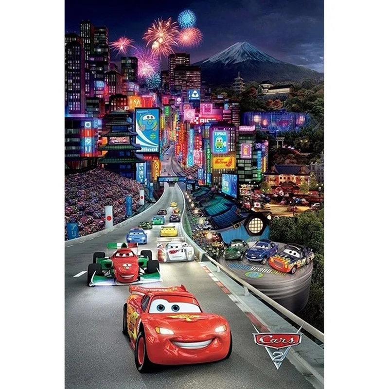 

5D diamond embroidery diy diamond Painting Car Raing On Street diamond mosaic Christmas gift diamond picture home decor KBL