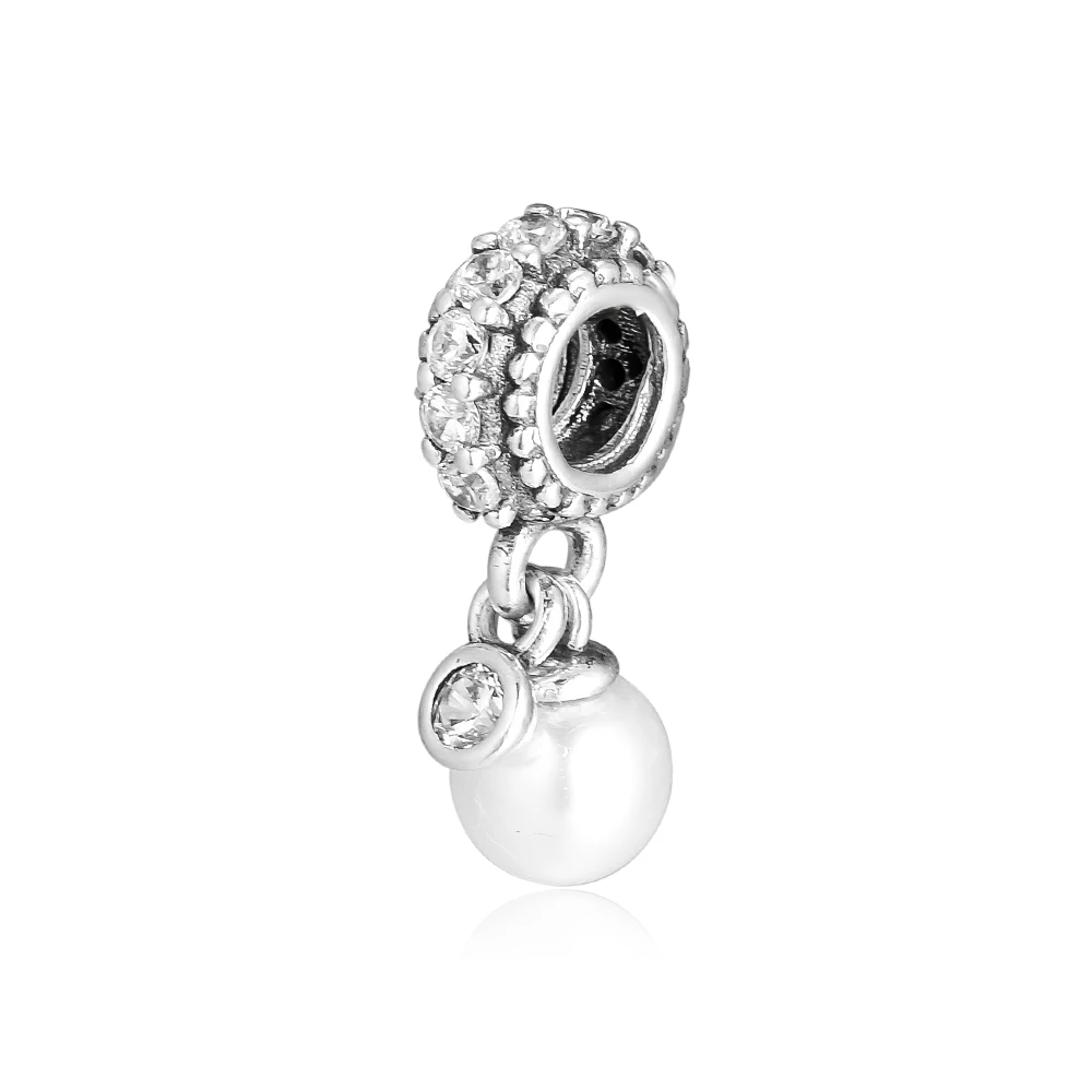 CKK Fit Pandora Браслеты светящаяся элегантность талисманы 925 стерлингового серебра Шарм бусины для бусина для изготовления украшений