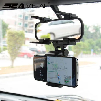 

Car Accessories Phone Holder Rearview Mirror Mount Auto Mobile Phone Stands Universal Car Navigation Bracket Recorder Support