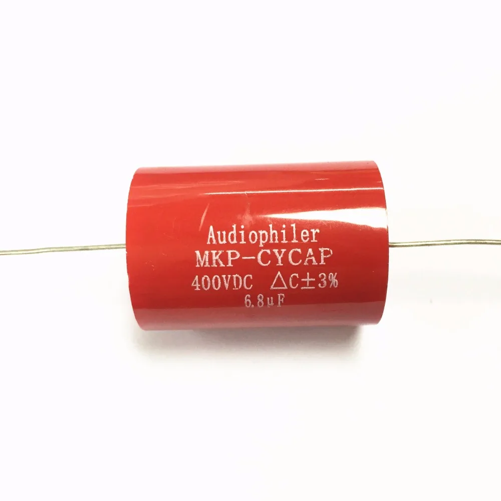 10 шт. MKP kondensotor 6 8 мкФ 400v трубчатый аудио конденсатор|audio capacitor|6.8uf 400v6.8uf capacitor |