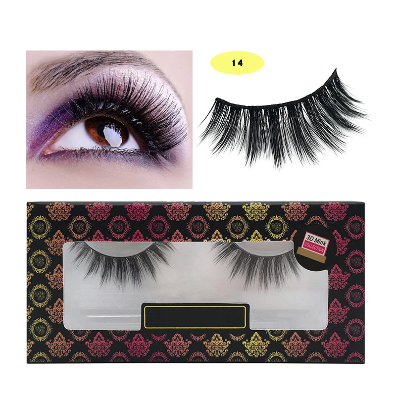 

3D Mink Lashes False Eyelashes Thick Handmade Reusable Natural False Eyelashes Makeup Cruelty Free Luxury Mink Fake Eye Lashes