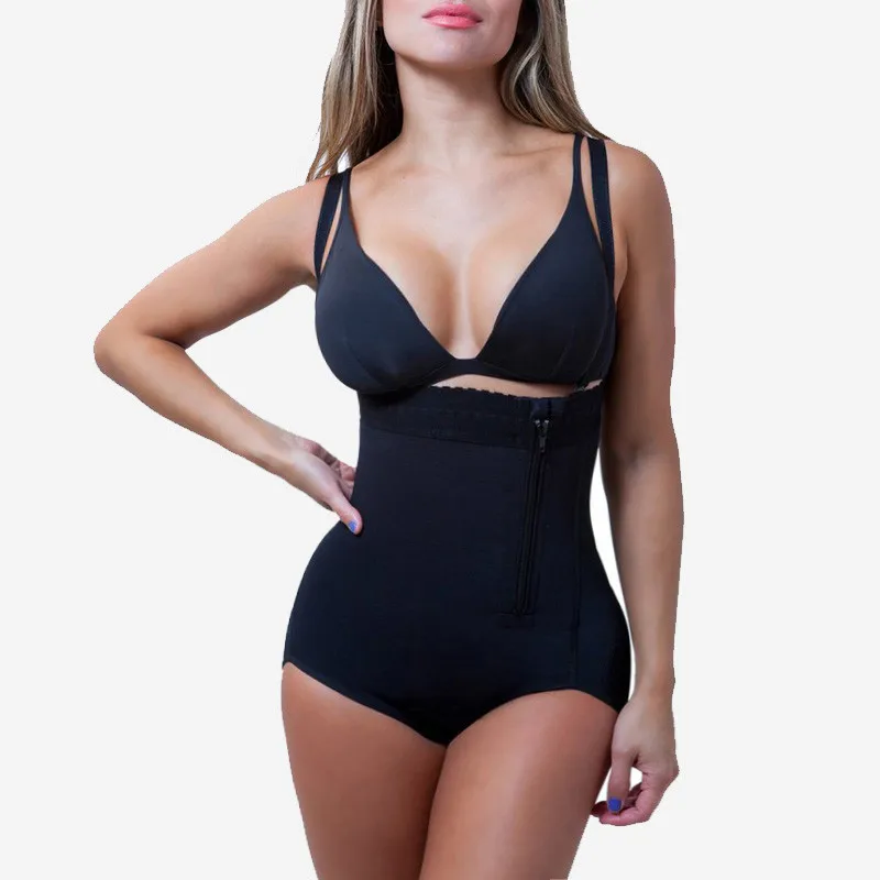 Plus Size Hot Latex Women/'s Body Shaper Post Liposuction Girdle Clip and Zip Bodysuit Vest Waist Shaper Reductoras Shapewear (19)