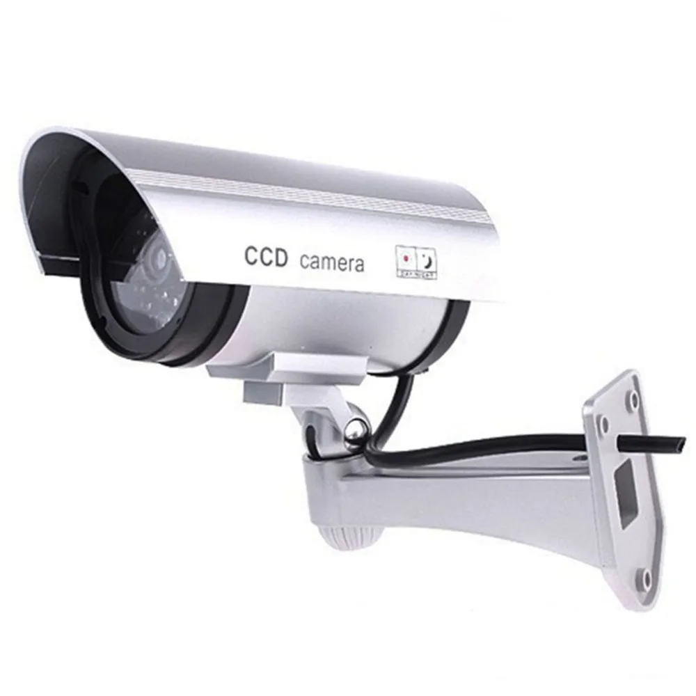

CA-11 Monitor Security Guard Simulation Surveillance Camera Outdoor Indoor Dummy IR Camera Built In LED Flashing Light