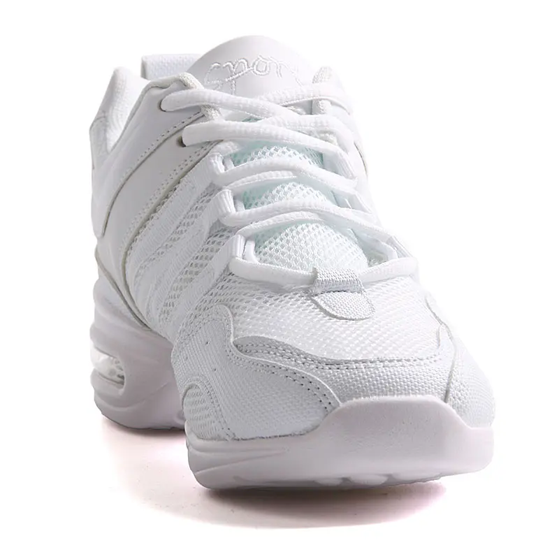 Soft Outsole Woman's Breath Jazz Hip Hop Shoes Sports Feature Dance Sneakers White Black Girls Modern Dance Shoes Practice Shoes Soft Outsole Woman's Breath Jazz Hip Hop Shoes Sports Feature Dance Sneakers White Black Girls Modern Dance Shoes Practice Shoes