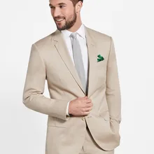 NewTernos Masculino Для мужчин бежевый свадебное платье Slim Fit костюмы смокинги для Для мужчин женихов Для мужчин Нарядные Костюмы для свадьбы жених(куртка+ брюки+ галстук