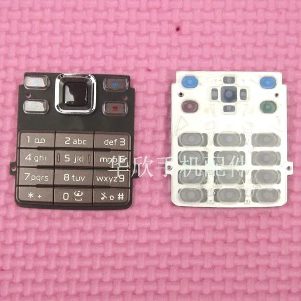 6 цветов для Nokia 6300 корпус основная функция клавиатуры кнопки чехол 10 шт