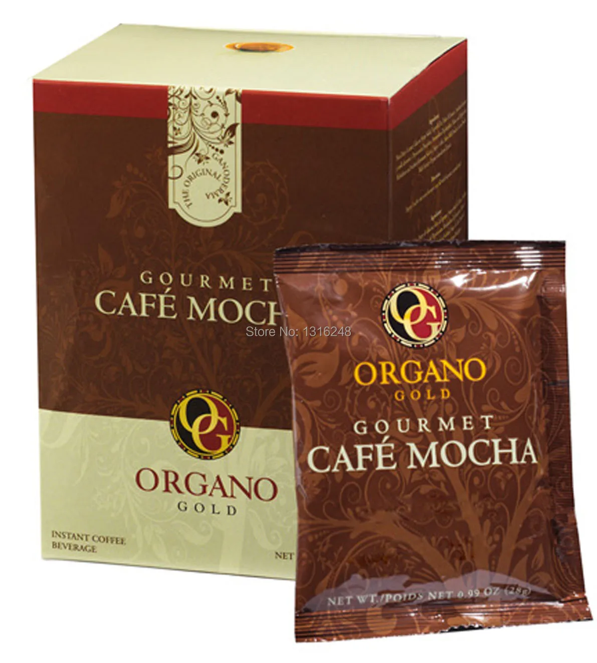 Organo Gold Organic Gold Ganoderma Lucidum Health Coffee (select Mocha