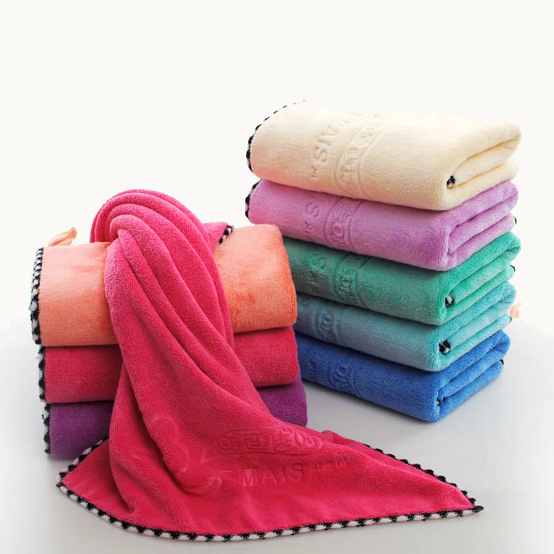 Ultra fine fiber absorbent dry towel soft and comfortable Towel for