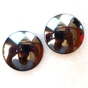 

(2 pieces/lot) Wholesale Natural Hematite Round CAB CABOCHON 38x7mm Free Shipping Fashion Jewelry Z4860