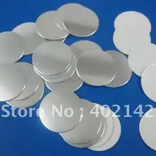 Алюминиевый кусок 18 мм в диаметре, 10000+ 4,7 см ПЭТ Материал 1000 алюминиевые слайды