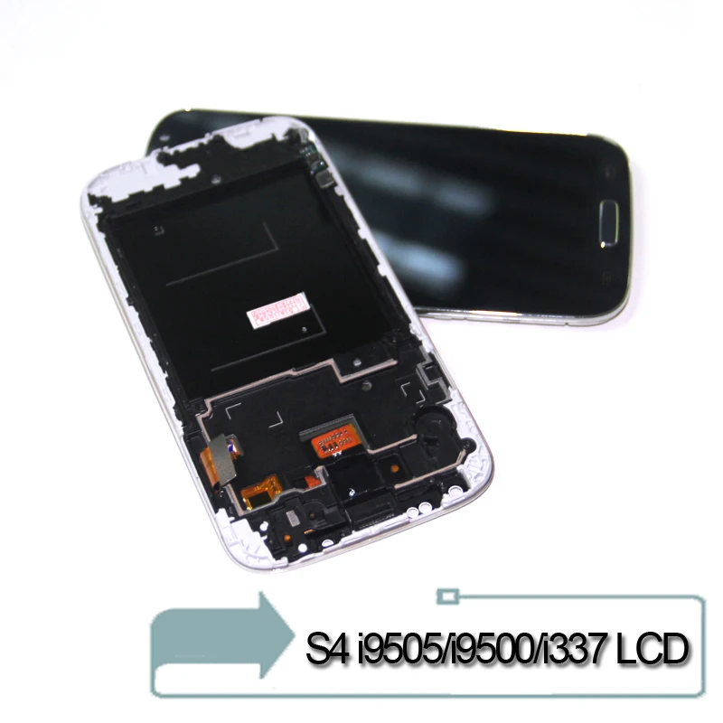 I9505 экран для samsung Galaxy SIV S4 i9500 i9505 ЖК-дисплей сенсорный дигитайзер сборка с рамкой