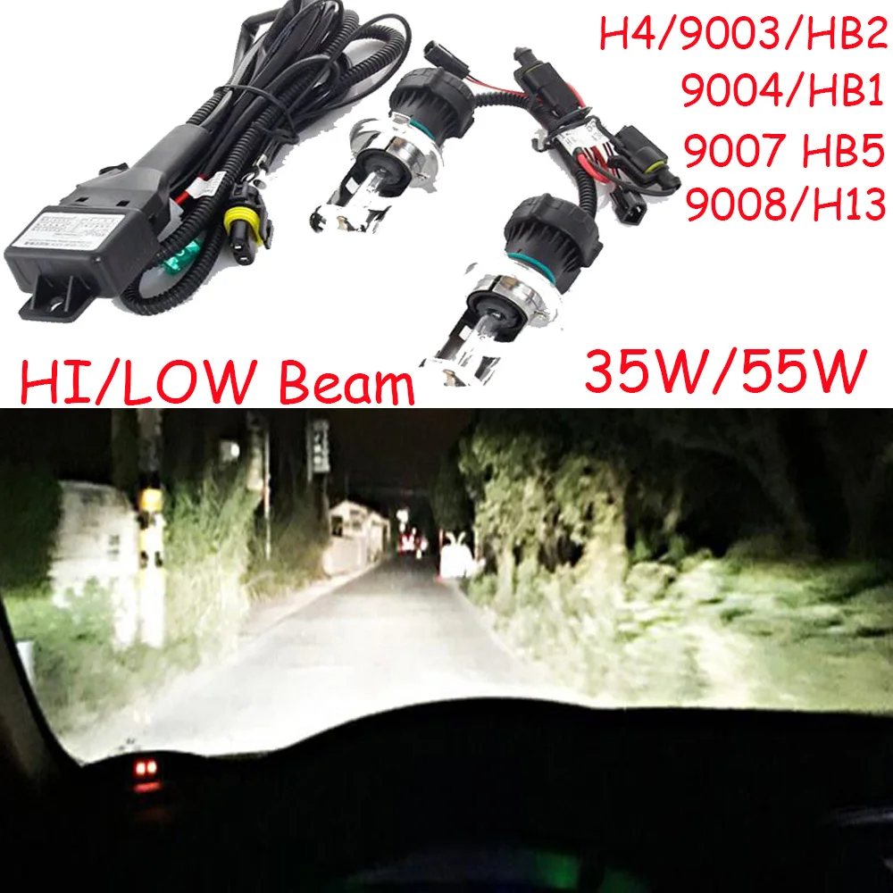 H4 HID лампы автомобильные аксессуары Биксеноновые дальний/ближний свет 9004 HB1 9007 HB5