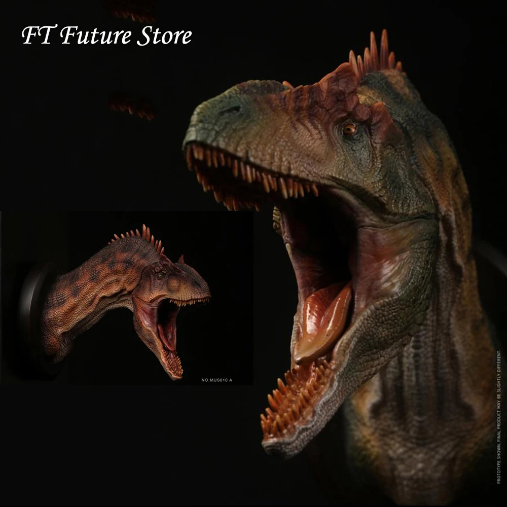 Коллекционная Фигурка животного из ПВХ ALLOSAURUS бюст Коллекционная Голова Статуя музейная серия игрушек исключительный кран для фанатов подарки для мальчиков