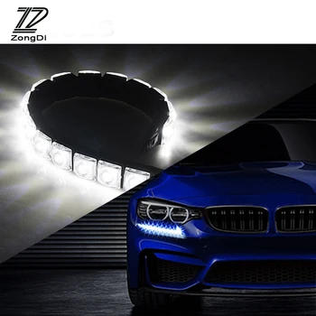 

ZD 2pcs Car LED Day Lights 12V DRL Fog Lamp Bulb For Citroen C5 C4 C3 Mini Cooper Opel Astra H G J Vectra C Saab Accessories