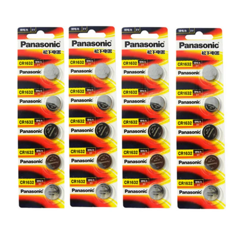 

20Pcs/lot PANASONIC CR1632 1632 DL1632 3V Lithium Batteries Cell Button Coin Battery
