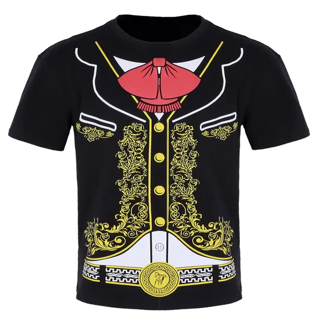 High Quality Viva Mexico Men’s Mexican Mariachi Charro Halloween