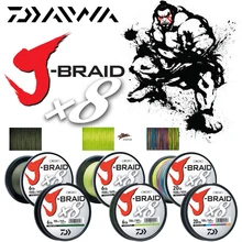 Daiwa J-BRAID 8A 150M original green/grass green color 8 braided fishing line monofilament fishing line 10-60lb made in japan