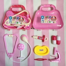 Доктор игрушки Дети Детский Набор доктора медсестра детские игрушки набор портативный чемодан медицинский комплект Дети Обучающие ролевые игры