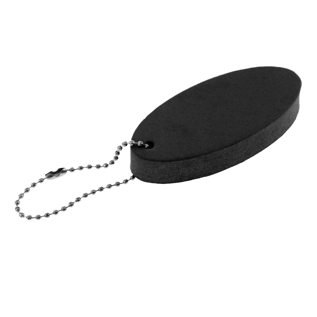 Oval Shaped EVA Floating Key Ring Beads Boat Keychain Water Sports Keyring Floating Keychain Kayak Rowing boat Accessories