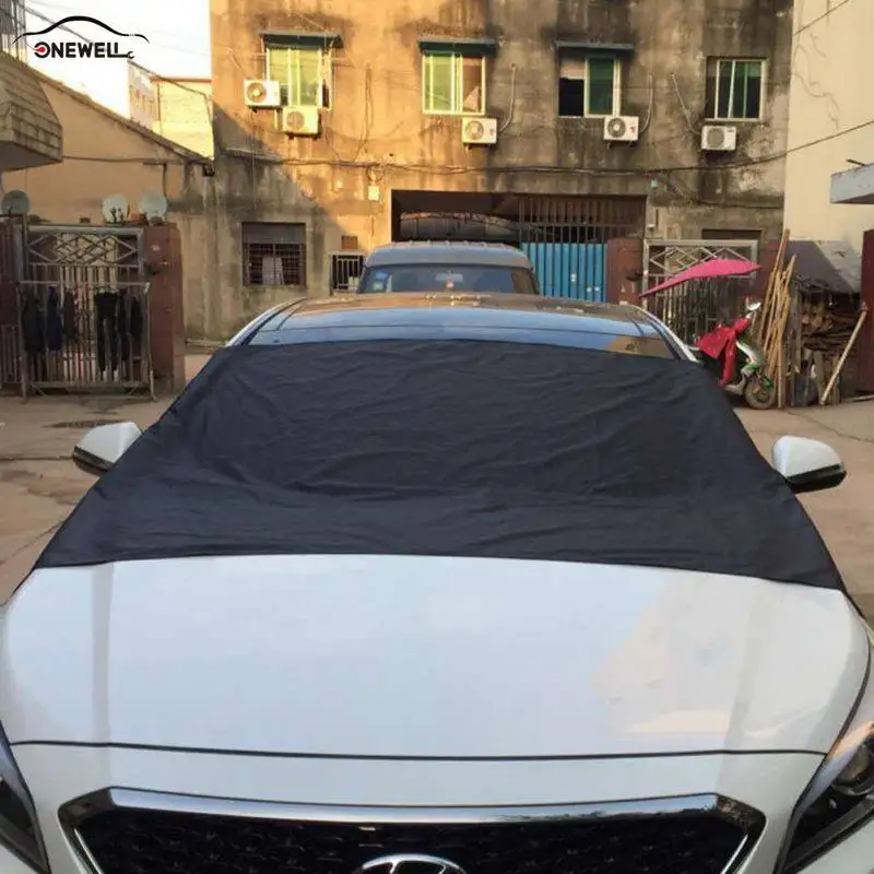 ONEWELL Anti Snow Frost Ice Shield Car Breezes Cover Universal Protector Sun Shield Car Windshield Protector ONEWELL Anti Snow Frost Ice Shield Car Breezes Cover Universal Protector Sun Shield Car Windshield Protector