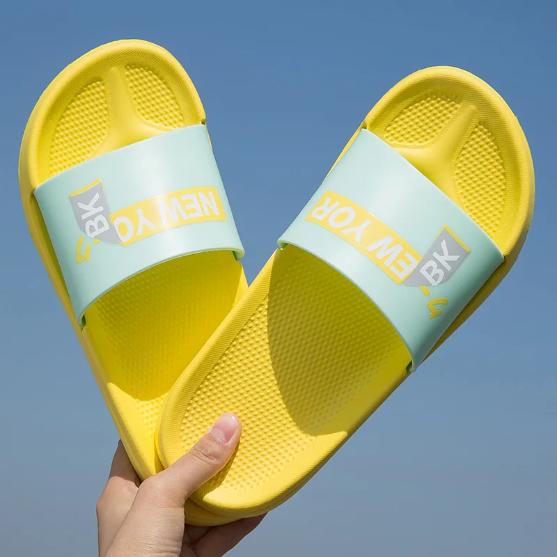 

Women Home Slippers Soft Bottom Lovers Bathroom Slippers 2019 Summer Shoes Woman Indoor Slides Ladies Beach Flip Flops SH071101