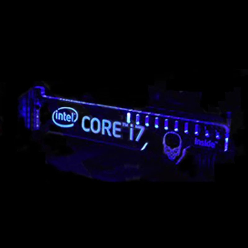 Estendida para o Core Gráficas de Computador Quadro de Mostrar Mais Novo Azul Versão i7 Dentro Caixa Principal Placas Luminosa Suporte Cartão Sua Hot Led