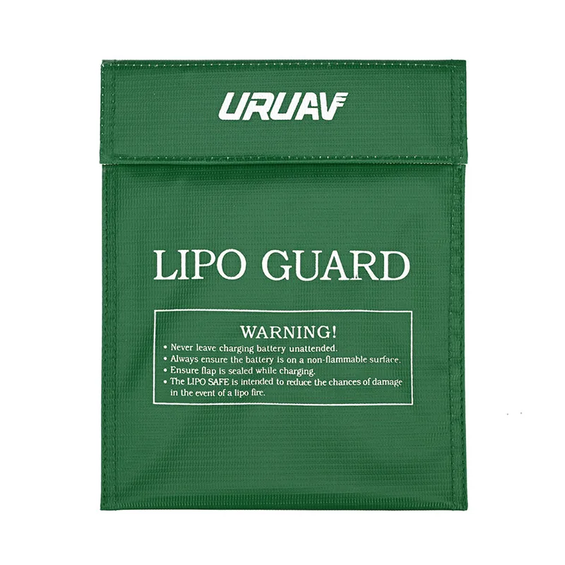 Green 22X18 мм URUAV огнестойкий взрывозащищенный перезаряжаемый LiPo аккумулятор Портативный LiPo аккумулятор безопасности сумка для RC модели запасные части - Цвет: Green