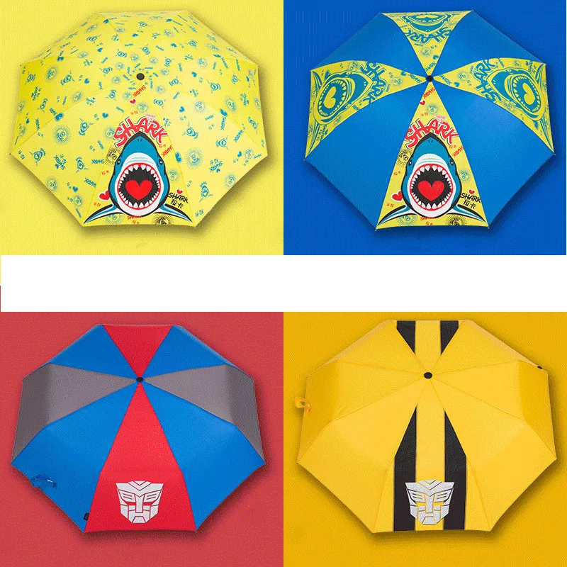 

Spiderman,Optimus,Pokemon print umbrella for boy Kids cartoon long handle rain umbrella atterns Children Paraguas Parasol YS056