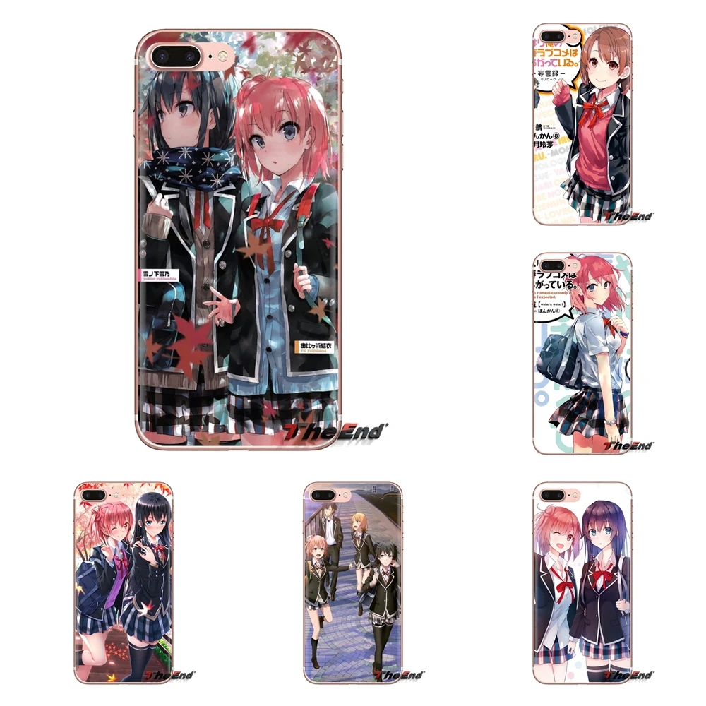Silicone Phone Cases For Xiaomi Redmi 4A S2 Note 3 3S 4 4X 5 Plus 6 7 6A Pro Pocophone F1 Yahari Ore no Seishun wa Machigatteiru |