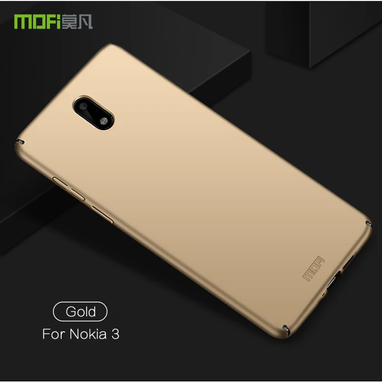 Для Nokia 3 чехол для телефона Nokia 3 Чехол Жесткий защитный черный capas MOFi оригинальная задняя крышка для Nokia 3 защитный чехол
