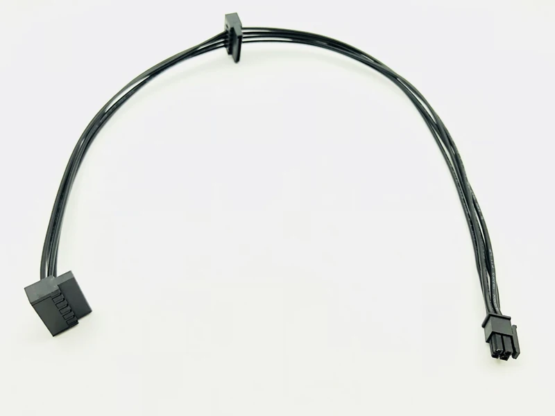 New 45CM Cable MINI 4 Pin Turn 2 SATA Power Supply For Lenovo Main