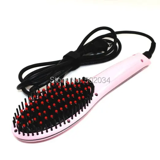 

DHL&EMS Freeship 3pc/Lot Brush Hair Straightener,Best Anti Scald Anti Static Ceramic Heating Brush,Datangling Hair Brush supply