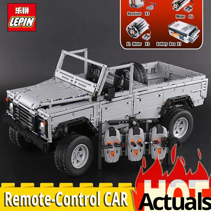 

OLD Lepin 23003 Technic MOC series Remote Control Wild off road vehicles model stacking block military vehicle toys for Children